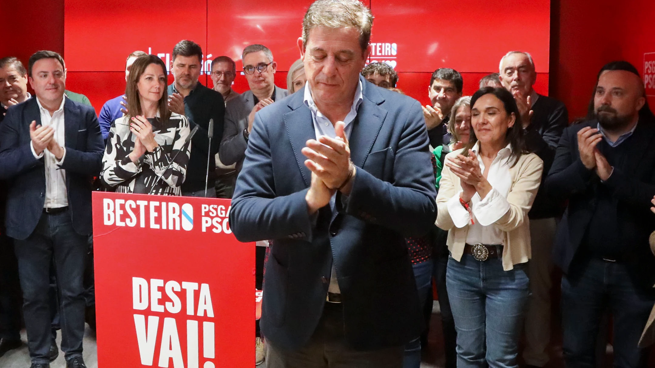 .-El candidato a la presidencia de la Xunta de Galicia José Ramón Gómez Besteiro .-El candidato a la presidencia de la Xunta de Galicia José Ramón Gómez Besteiro