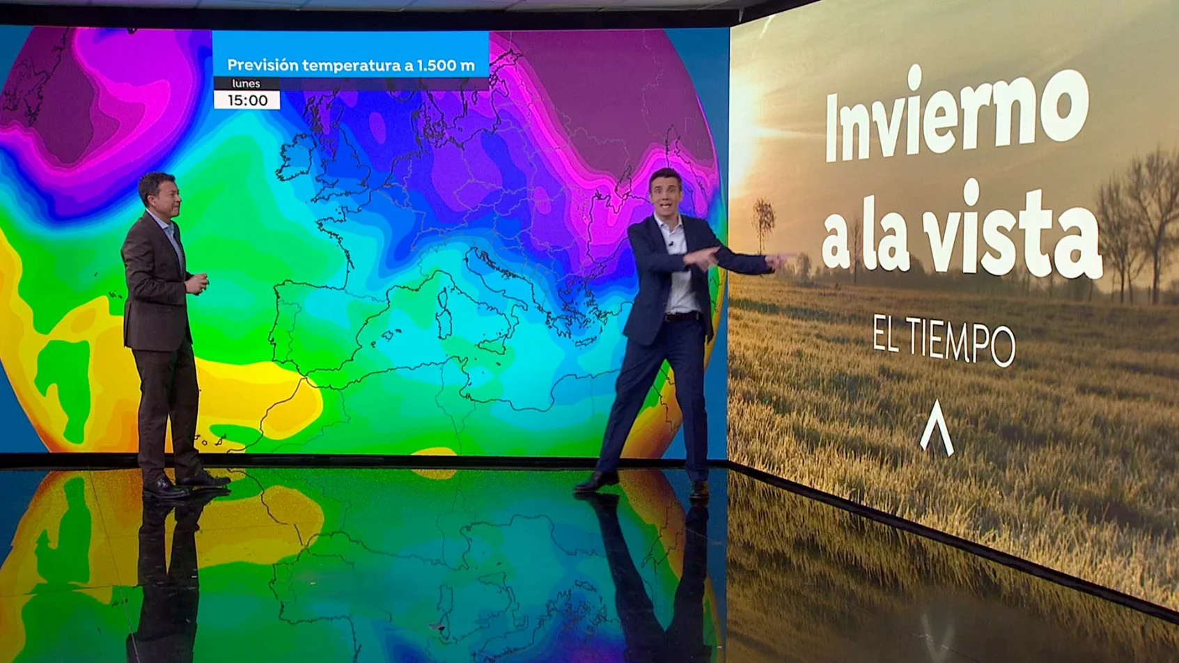 La previsión de César Gonzalo. La previsión de César Gonzalo.