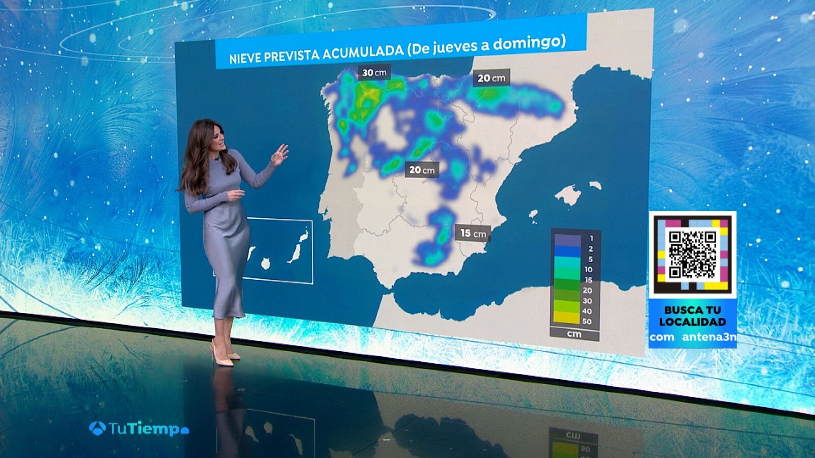 “Más de 30 cm de nieve hasta el domingo”, Mercedes Martín avanza la previsión