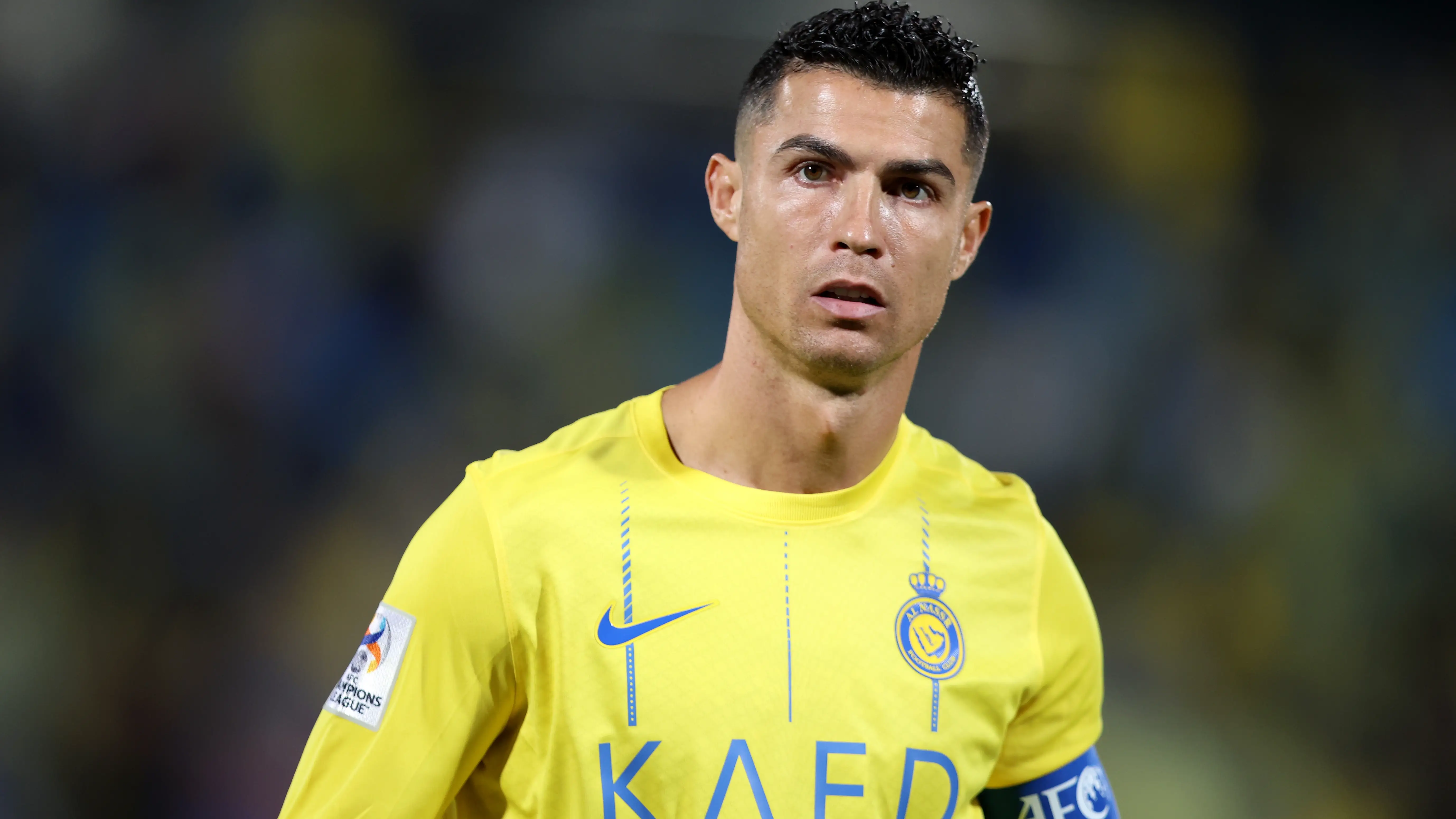 Cristiano Ronaldo durante un partido del Al Nassr Cristiano Ronaldo durante un partido del Al Nassr