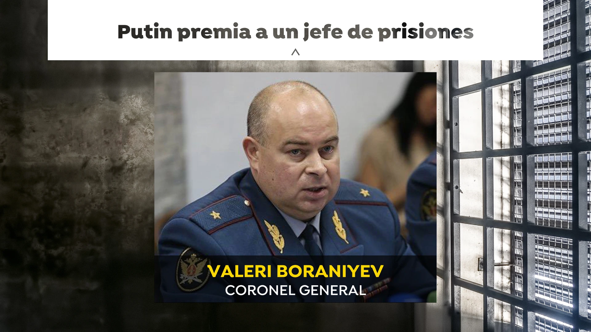 El coronel general Valeri Boraniyev