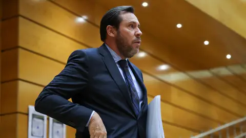 El ministro del Transportes, Oscar Puente, en el Senado El ministro del Transportes, Oscar Puente, en el Senado