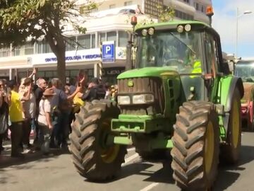 Las protestas de los agricultores de Canarias
