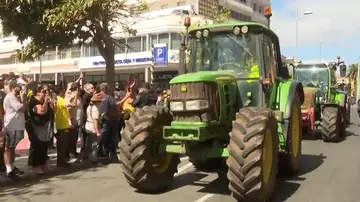 Las protestas de los agricultores de Canarias