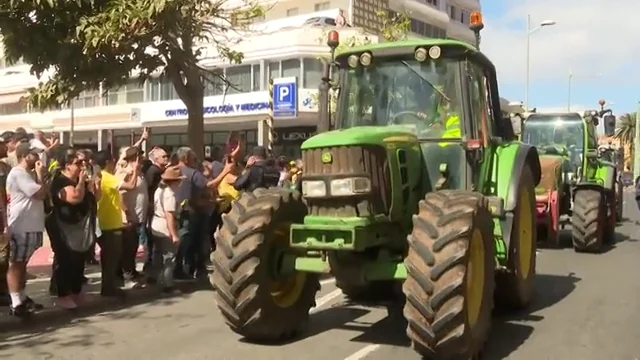 Las protestas de los agricultores de Canarias Las protestas de los agricultores de Canarias