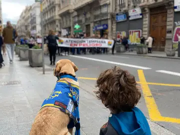 Pablo con su perro Pablo con su perro