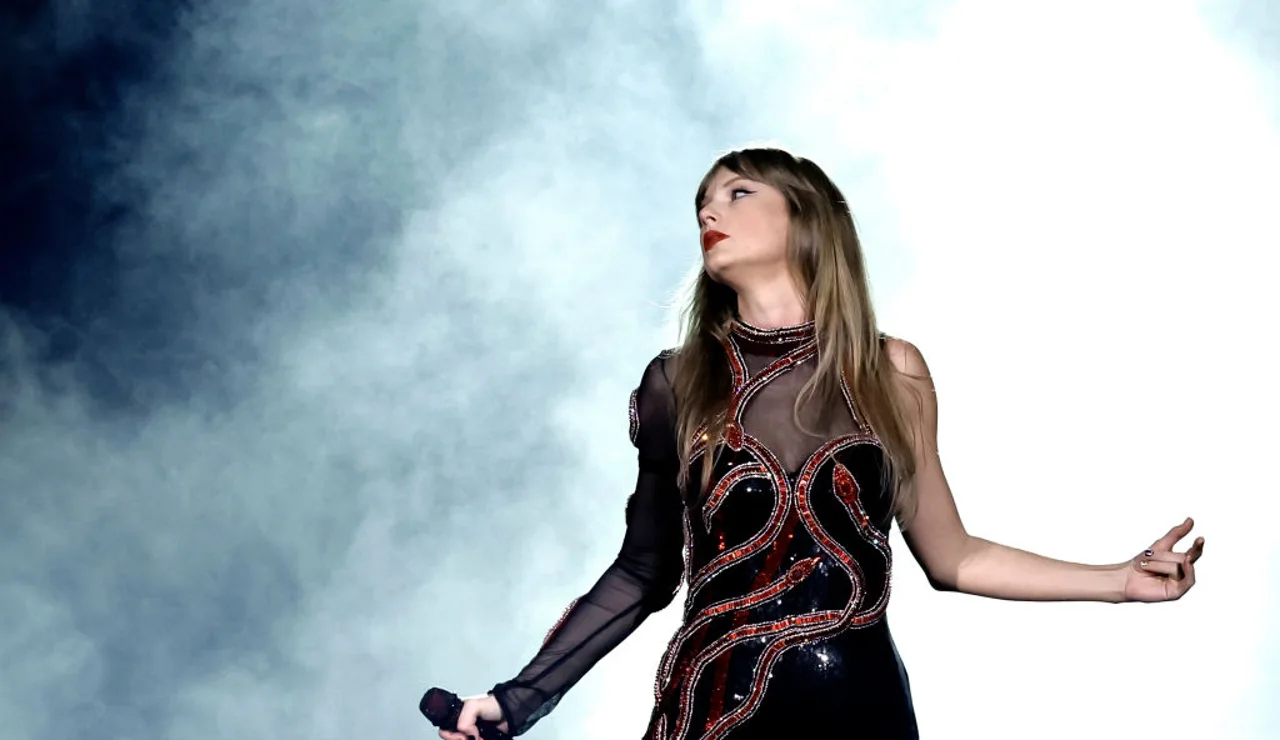Taylor Swift durante un concierto de The Eras Tour