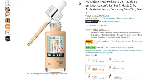 Base de maquillaje de Maybelline Base de maquillaje de Maybelline