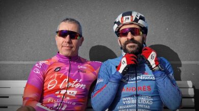 Andrés y Jaime completan el reto: 611 km en bici desde Santiago a Madrid para la investigación de las GRINpatías