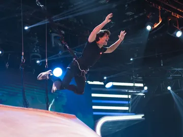 ¡Brutal! Pablo Castellano vuela con su coreografía con el bungee en El Desafío ¡Brutal! Pablo Castellano vuela con su coreografía con el bungee en El Desafío