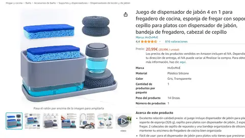 Dispensador de jabón Dispensador de jabón