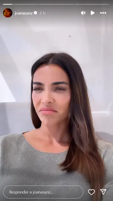 Joana Sanz en sus stories de Instagram Joana Sanz en sus stories de Instagram