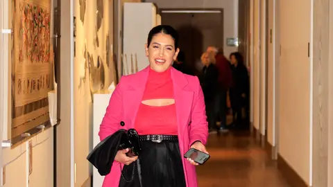 Gabriela Guillén en su primer acto público después de dar a luz Gabriela Guillén en su primer acto público después de dar a luz