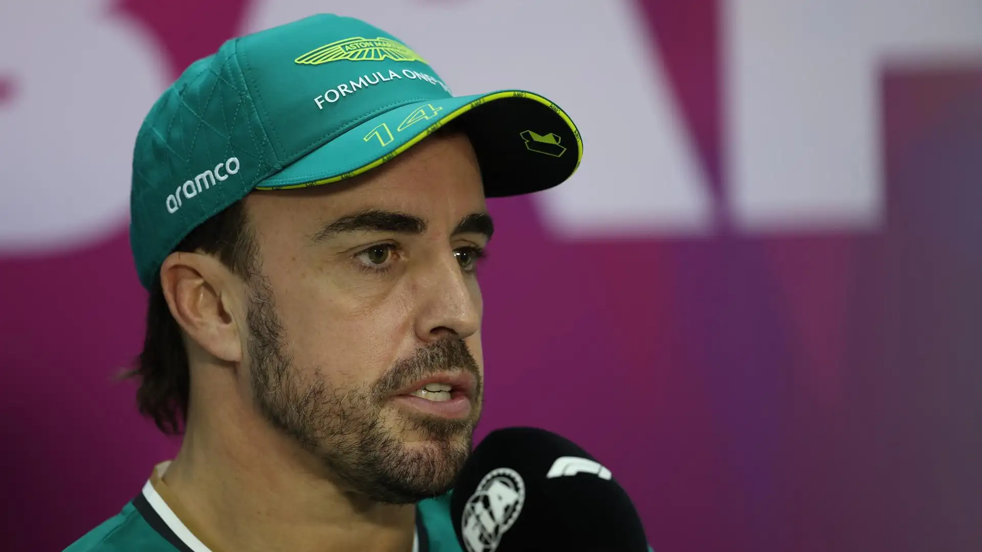Fernando Alonso, en la rueda de prensa de Bahréin Fernando Alonso, en la rueda de prensa de Bahréin