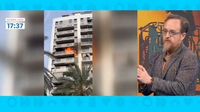 Un arquitecto cree que el incendio de Valencia se pudo iniciar por el cortocircuito de un toldo motorizado