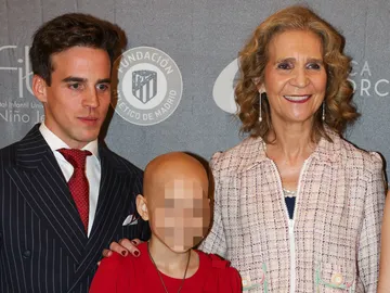 La infanta Elena y Gonzalo Caballero en el evento solidario La Sonrisa de María La infanta Elena y Gonzalo Caballero en el evento solidario La Sonrisa de María