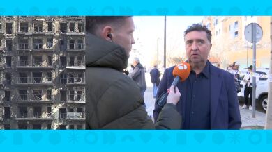 Vicente, vecino superviviente del edificio incendiado en Valencia: 
