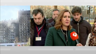 La alcaldesa de la ciudad aporta la última hora sobre el incendio de Valencia: 