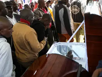 Asistentes al funeral de Kelvin Kiptum Asistentes al funeral de Kelvin Kiptum