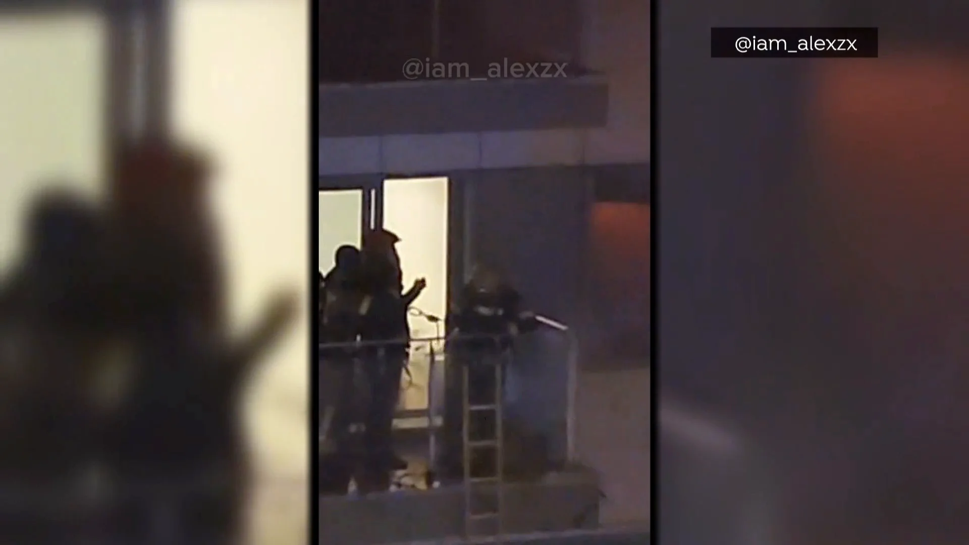 Un rescate del incendio de Valencia Un rescate del incendio de Valencia