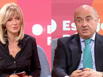 Luis De Guindos en Espejo Público. Luis De Guindos en Espejo Público.