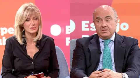 Luis De Guindos en Espejo Público. Luis De Guindos en Espejo Público.