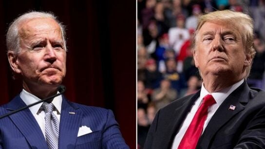 Biden y Trump