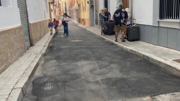 Algunos de los turistas que acceden a los pisos turísticos de Sevilla
