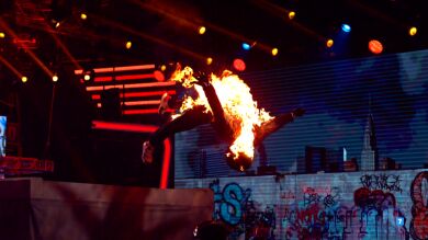 Pablo Castellano, en llamas, protagoniza uno de los momentos más tensos de la historia de El Desafío