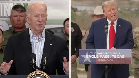 Biden y Trump Biden y Trump