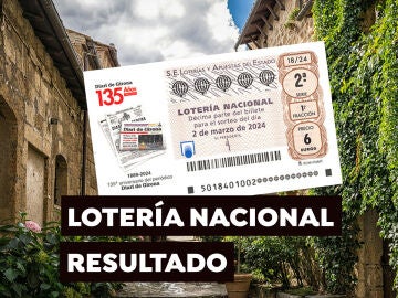 Sorteo Lotería Nacional: Comprobar décimo de hoy sábado 2 de marzo, en directo