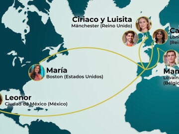 &iquest;Desde d&oacute;nde acuden los hijos de Marcelino y Manolita al reencuentro de Amar es para siempre?