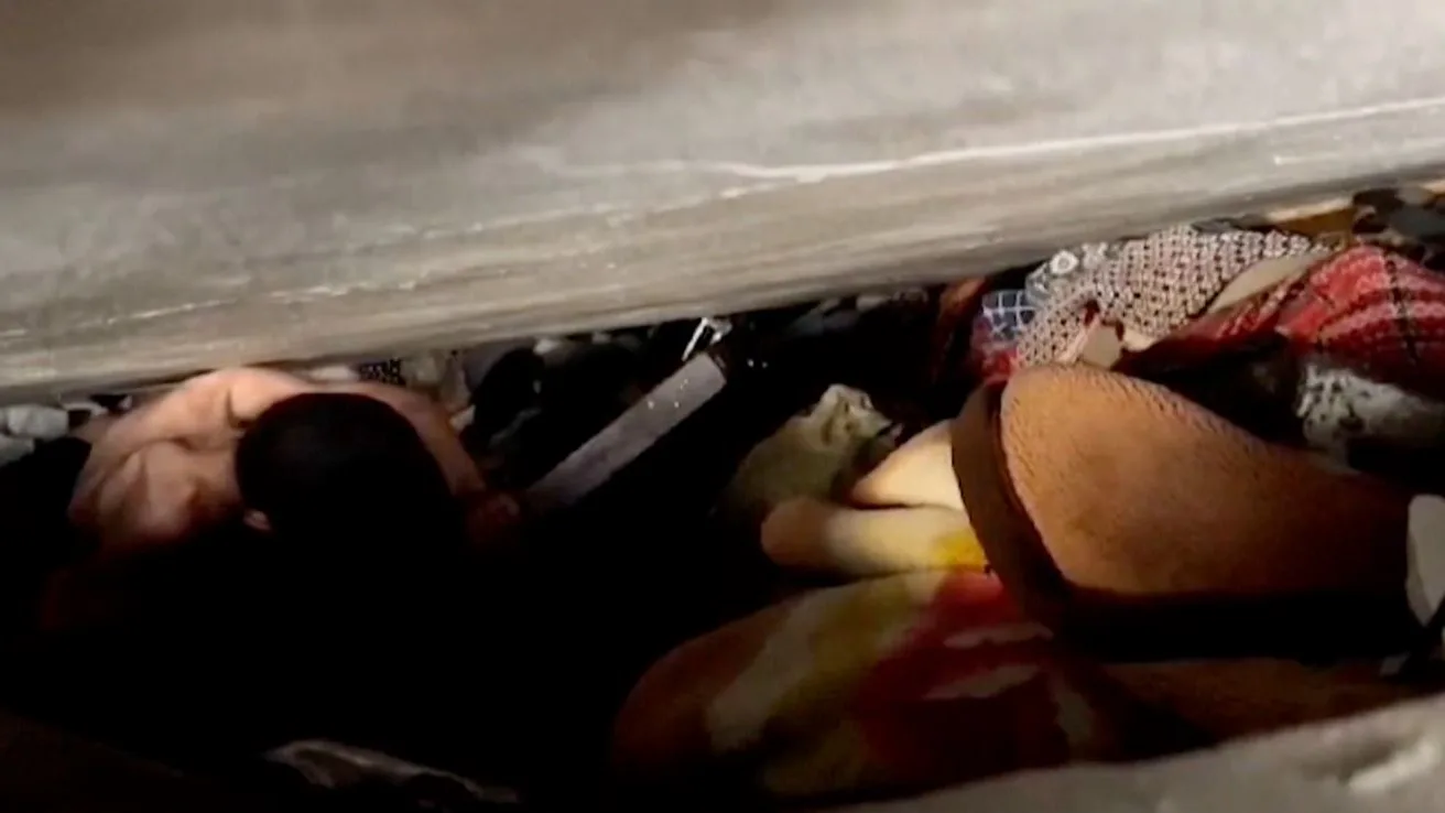 Rescate de un ni&ntilde;o en Gaza