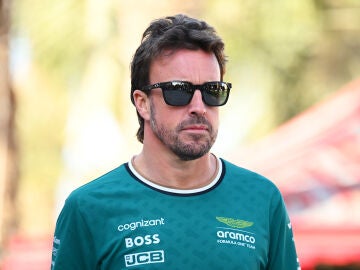 Fernando Alonso en la clasificación de Bahréin