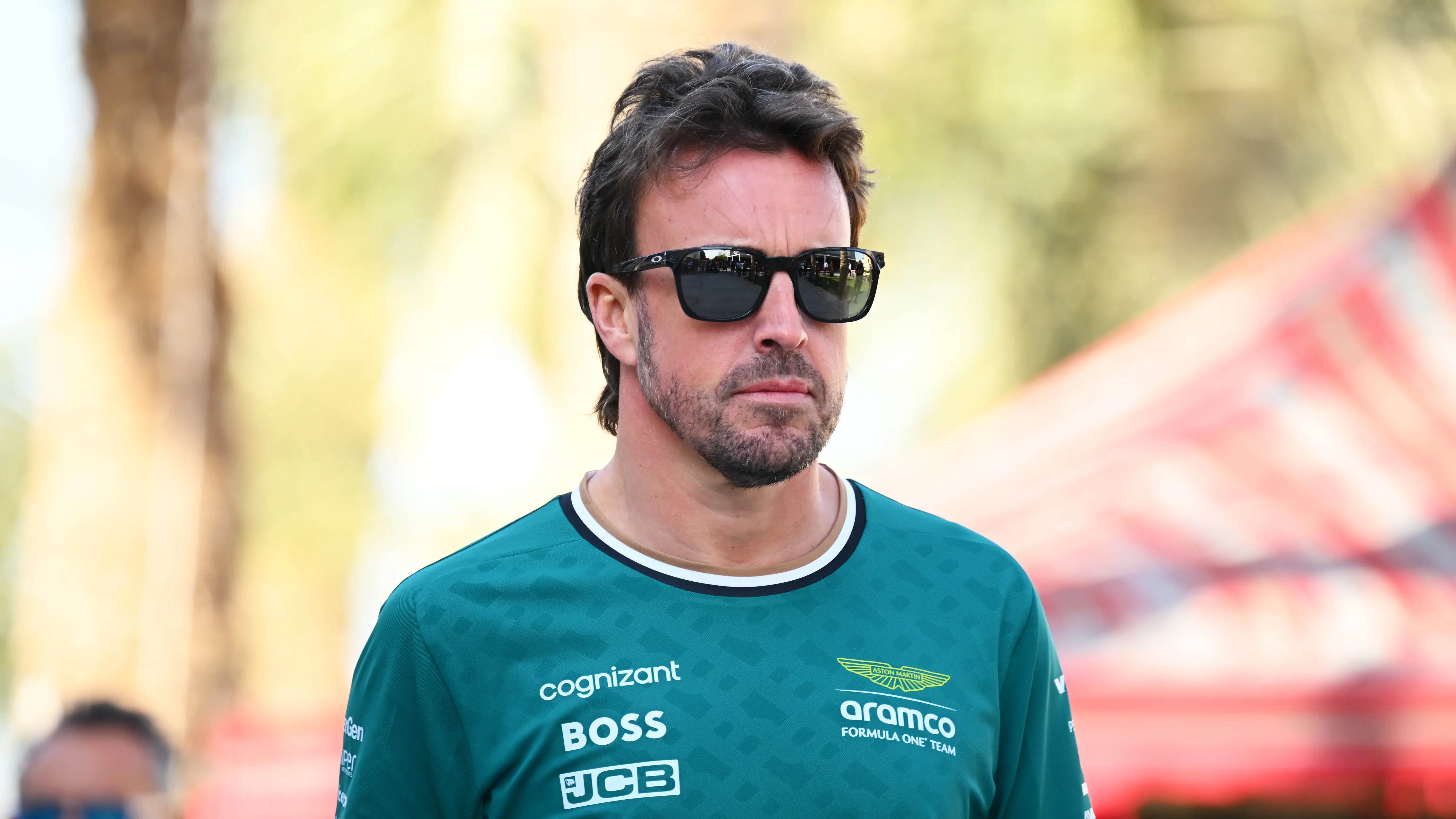 Fernando Alonso en la clasificación de Bahréin Fernando Alonso en la clasificación de Bahréin
