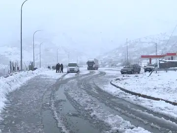 Nieve en carretera Nieve en carretera