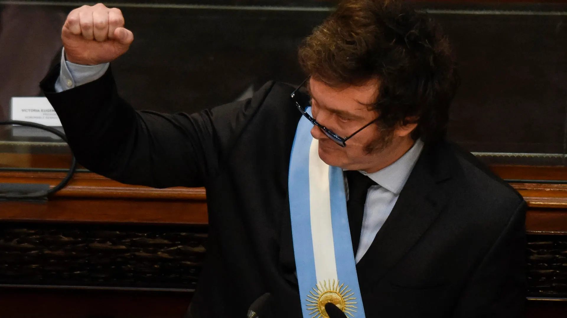 El presidente de Argentina Javier Milei El presidente de Argentina Javier Milei