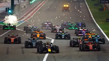 Salida del GP de Bahréin de F1 2024