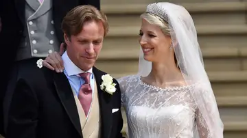 Thomas Kingston y Lady Gabriella Windsor en su boda