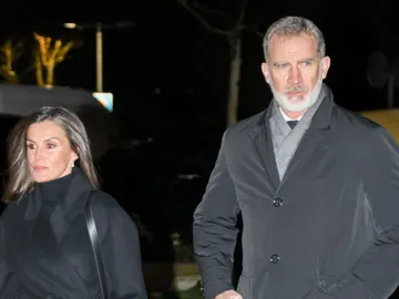 Los reyes Felipe y Letizia en el tanatorio de Fernando Gómez-Acebo Los reyes Felipe y Letizia en el tanatorio de Fernando Gómez-Acebo