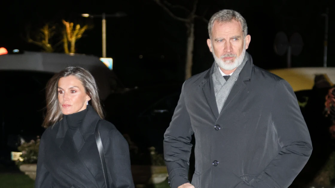 Los reyes Felipe y Letizia en el tanatorio de Fernando Gómez-Acebo Los reyes Felipe y Letizia en el tanatorio de Fernando Gómez-Acebo