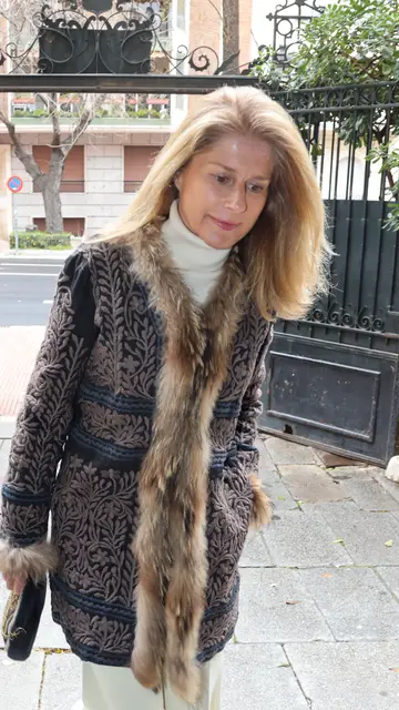 María Chávarri en el bautizo de la hija de Isabelle Junot y Álvaro Falcó María Chávarri en el bautizo de la hija de Isabelle Junot y Álvaro Falcó