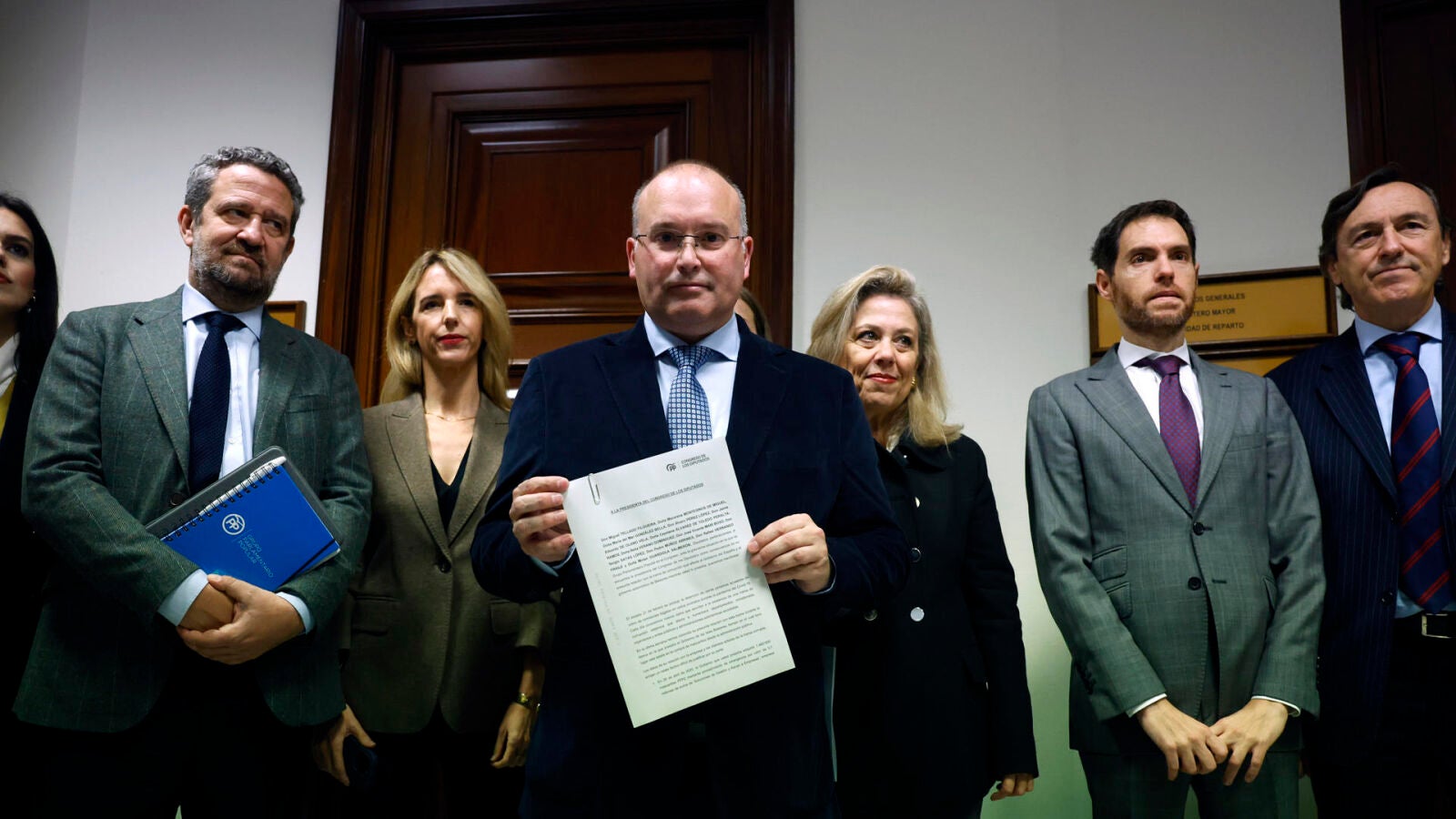 El PP presenta en el Congreso el texto que pide la cabeza de Armengol por el 'caso Koldo'