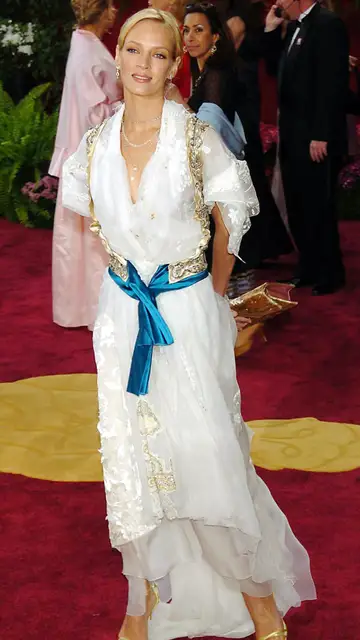 Uma Thurman en los Oscar Uma Thurman en los Oscar