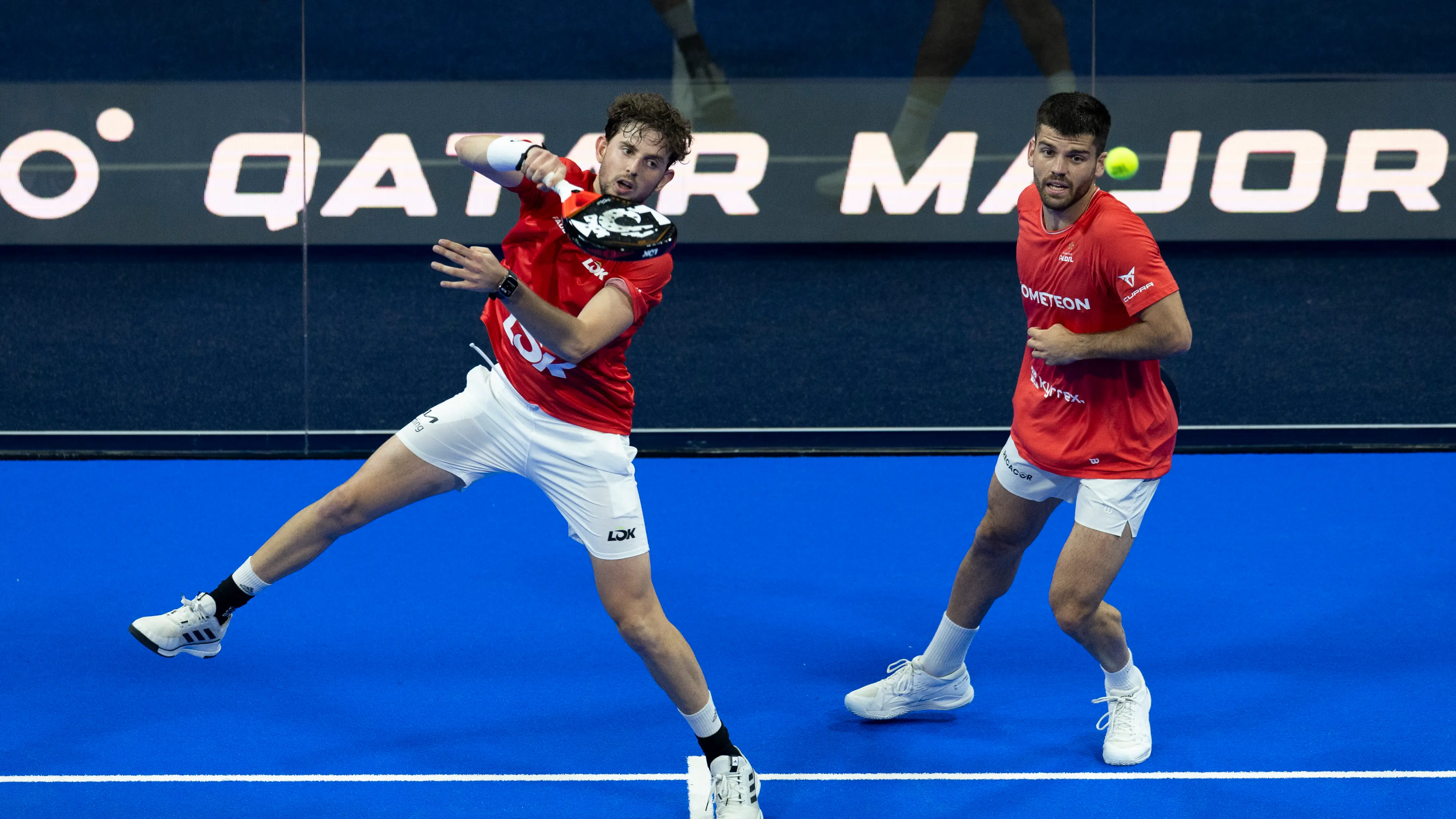Yanguas y Garrido, en acción en el Qatar Major Yanguas y Garrido, en acción en el Qatar Major