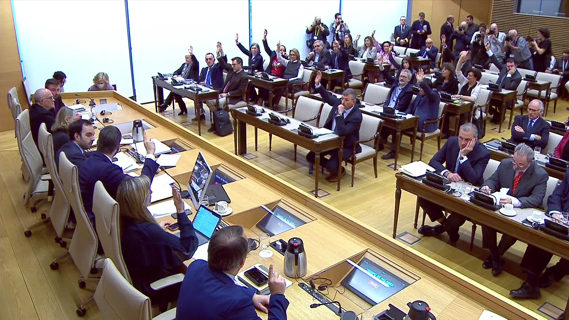 Votación amnistía en la Comisión de Justicia