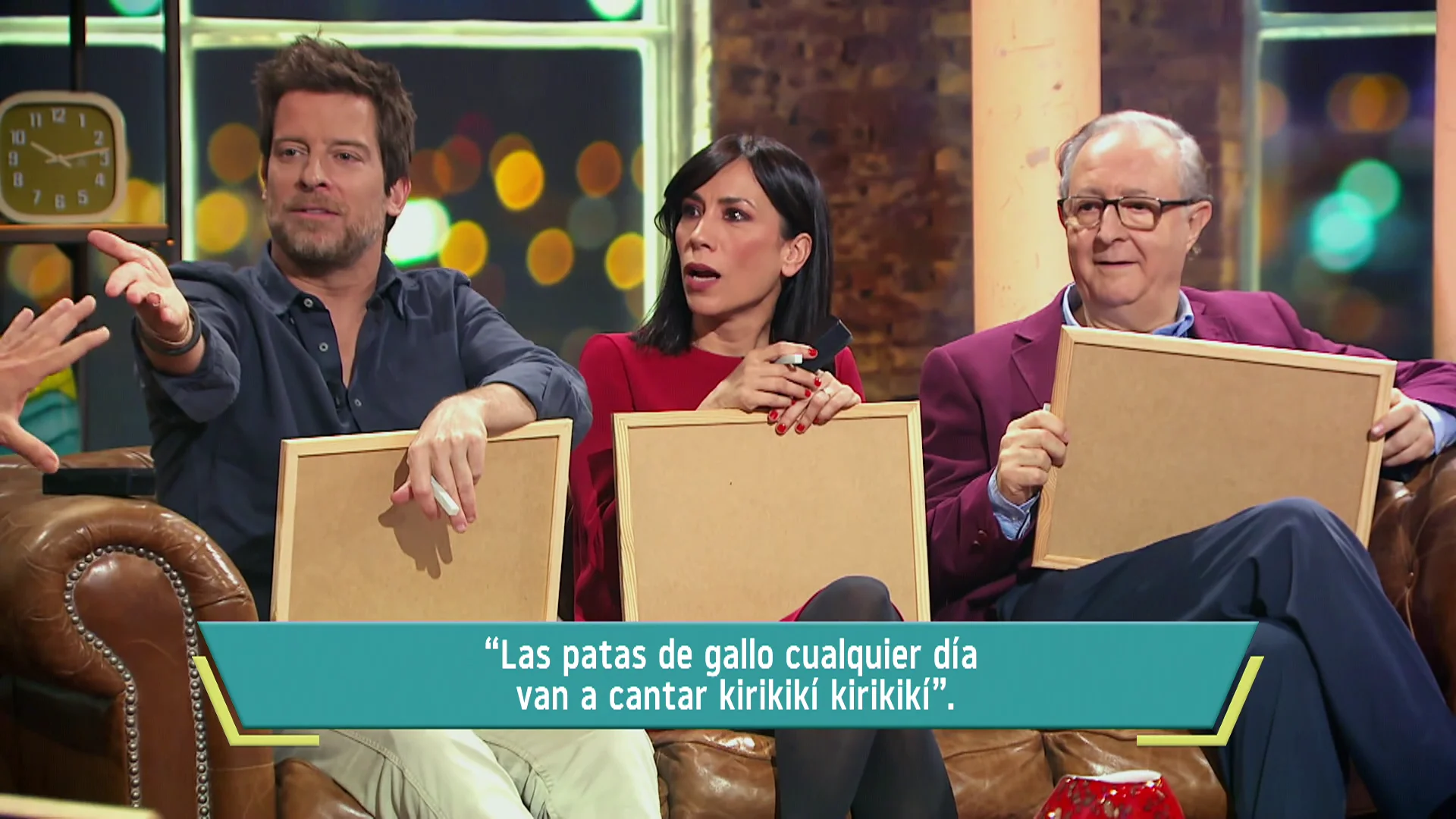 El pique del reparto de Amar en el juego sobre sus frases El pique del reparto de Amar en el juego sobre sus frases