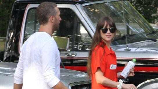 Dakota Johnson y Chris Martin
