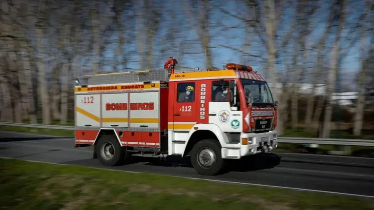 Cami&oacute;n de los bomberos de Arteixo
