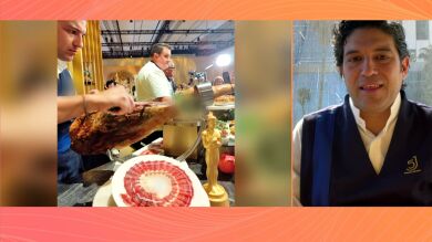 Raúl Garrido, el cortador de jamón que pondrá el toque español a los premios Óscar: 